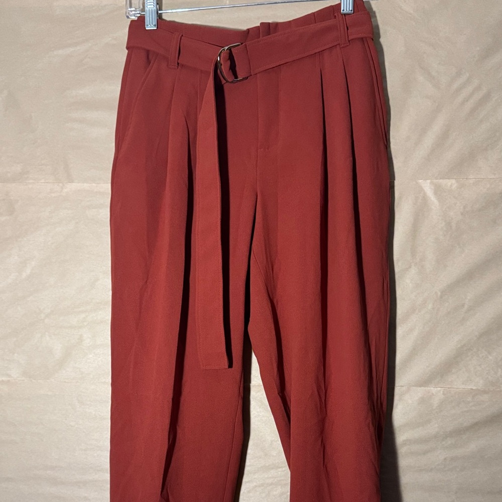 Simons Rust Women's Pants with Belt